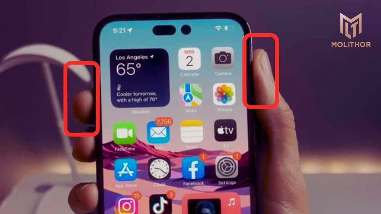Hướng dẫn chụp màn hình iPhone bằng phím cứng