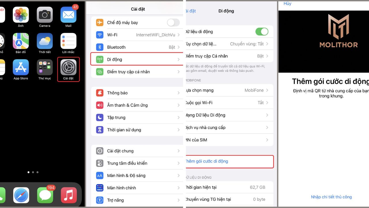 cai esim tren iphone 3
