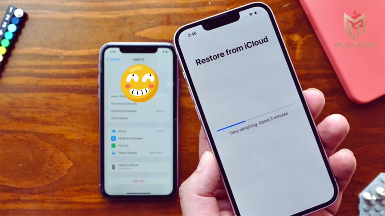 Chuyển dữ liệu qua iCloud